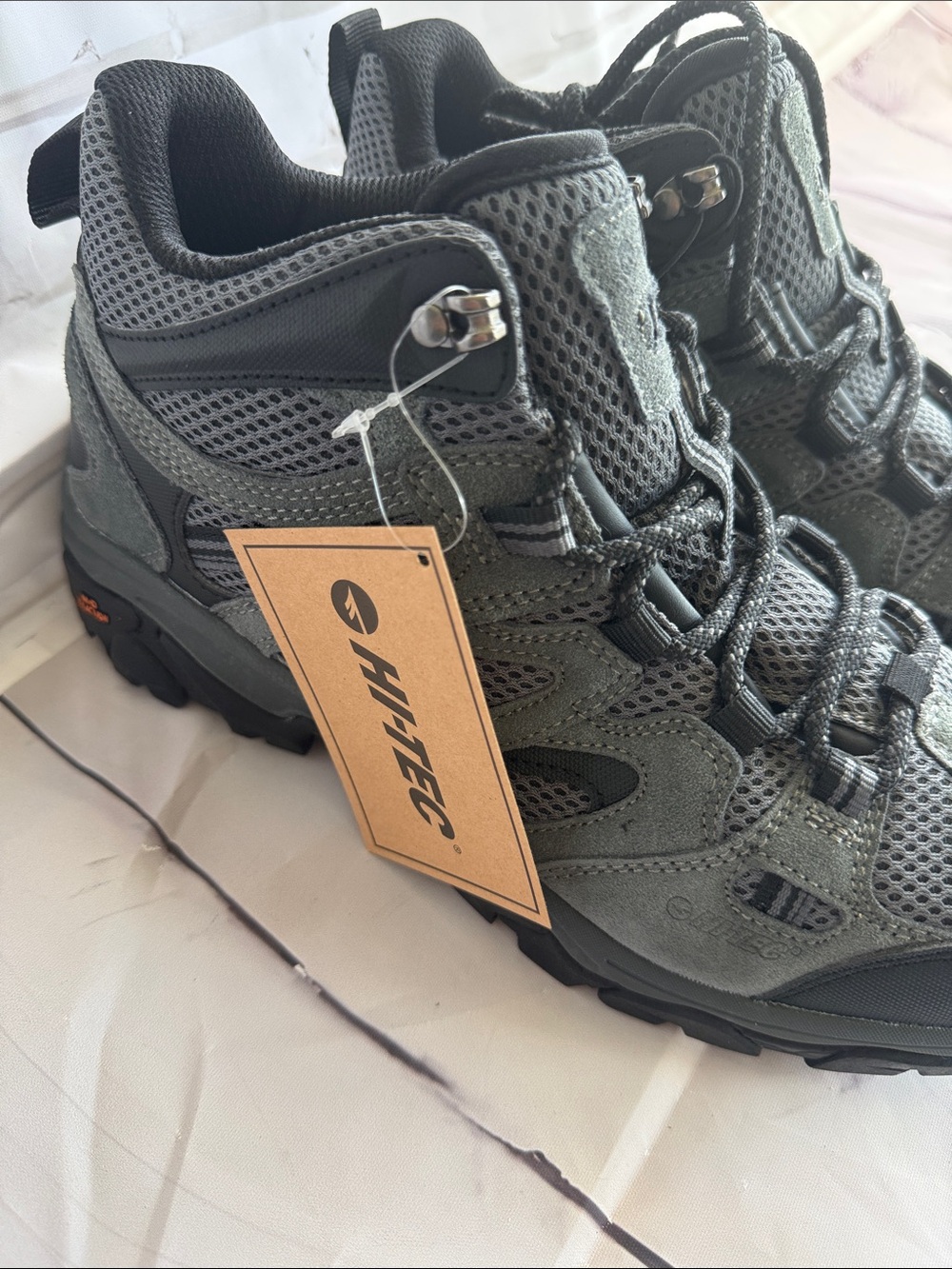 Hi-Tec Men’s Ravus MID Waterproof Hiking Boots - Gray - Picture 2 of 11